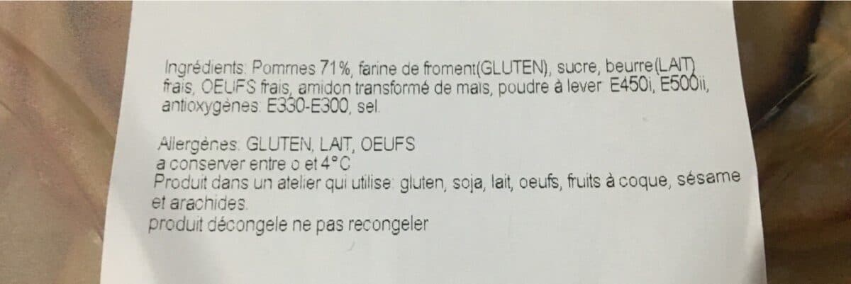 E.Leclerc Tarte pomme packshot