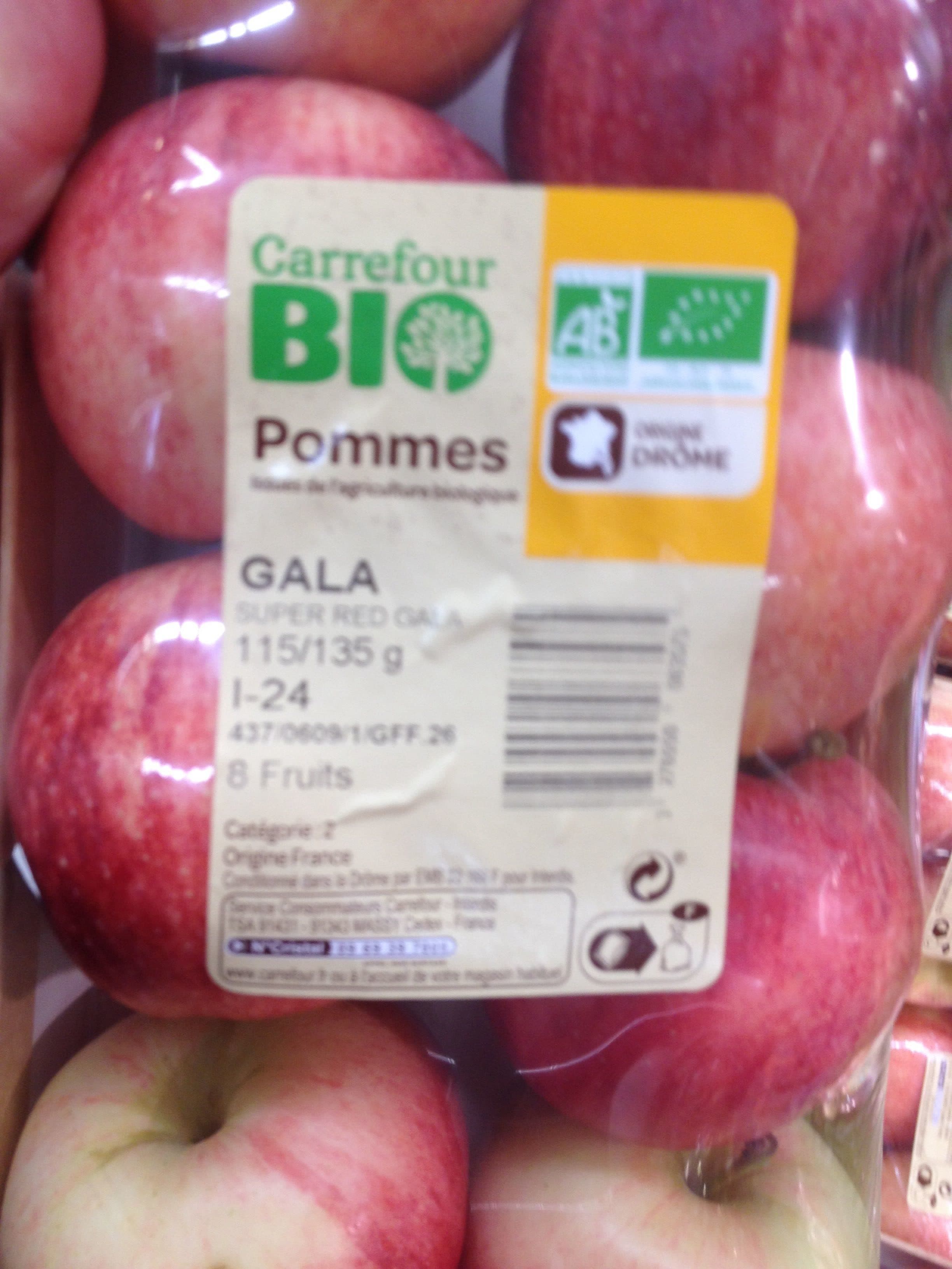 Carrefour BIO Pommes packshot