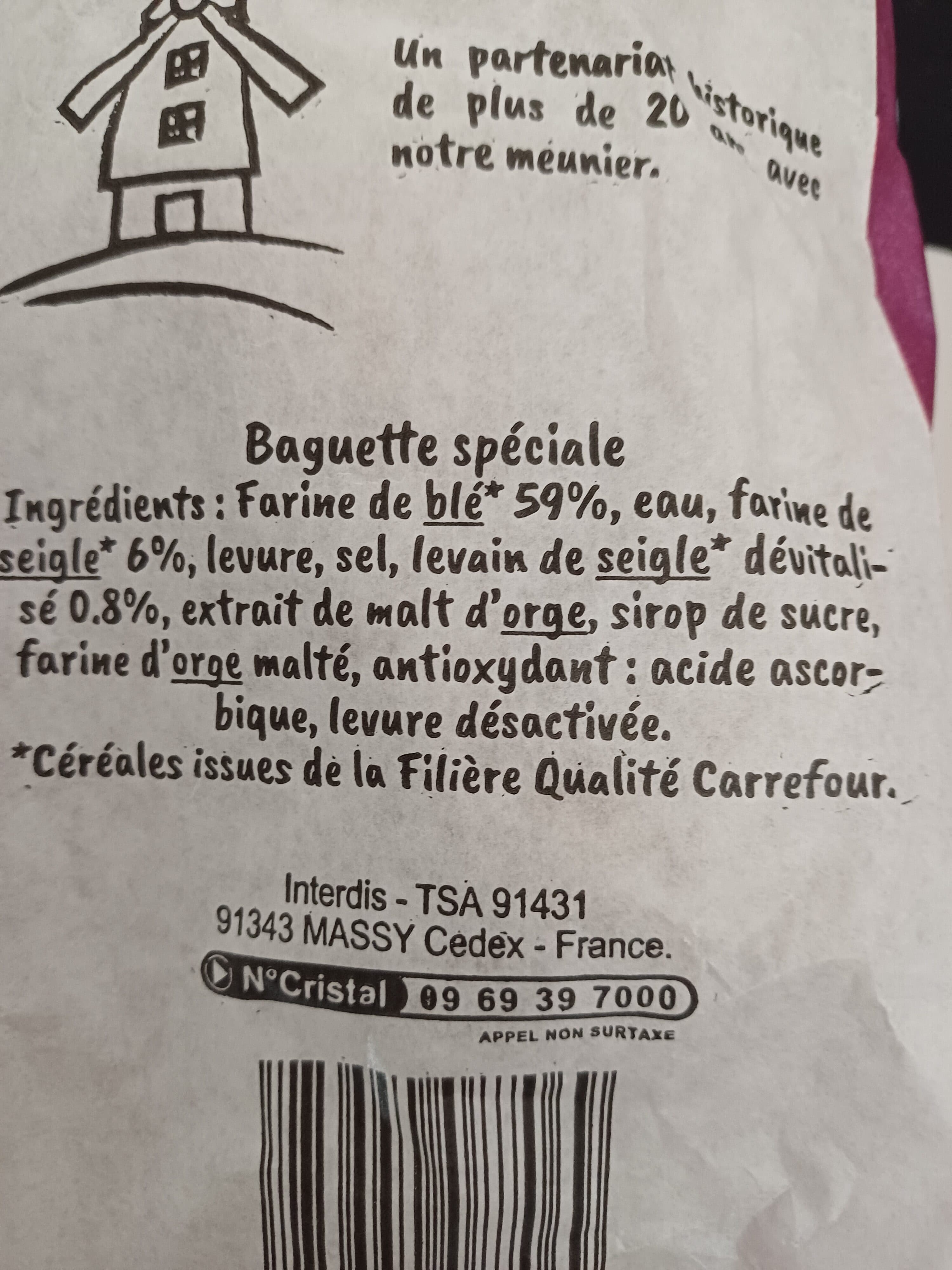 Carrefour Baguette Campagnarde packshot