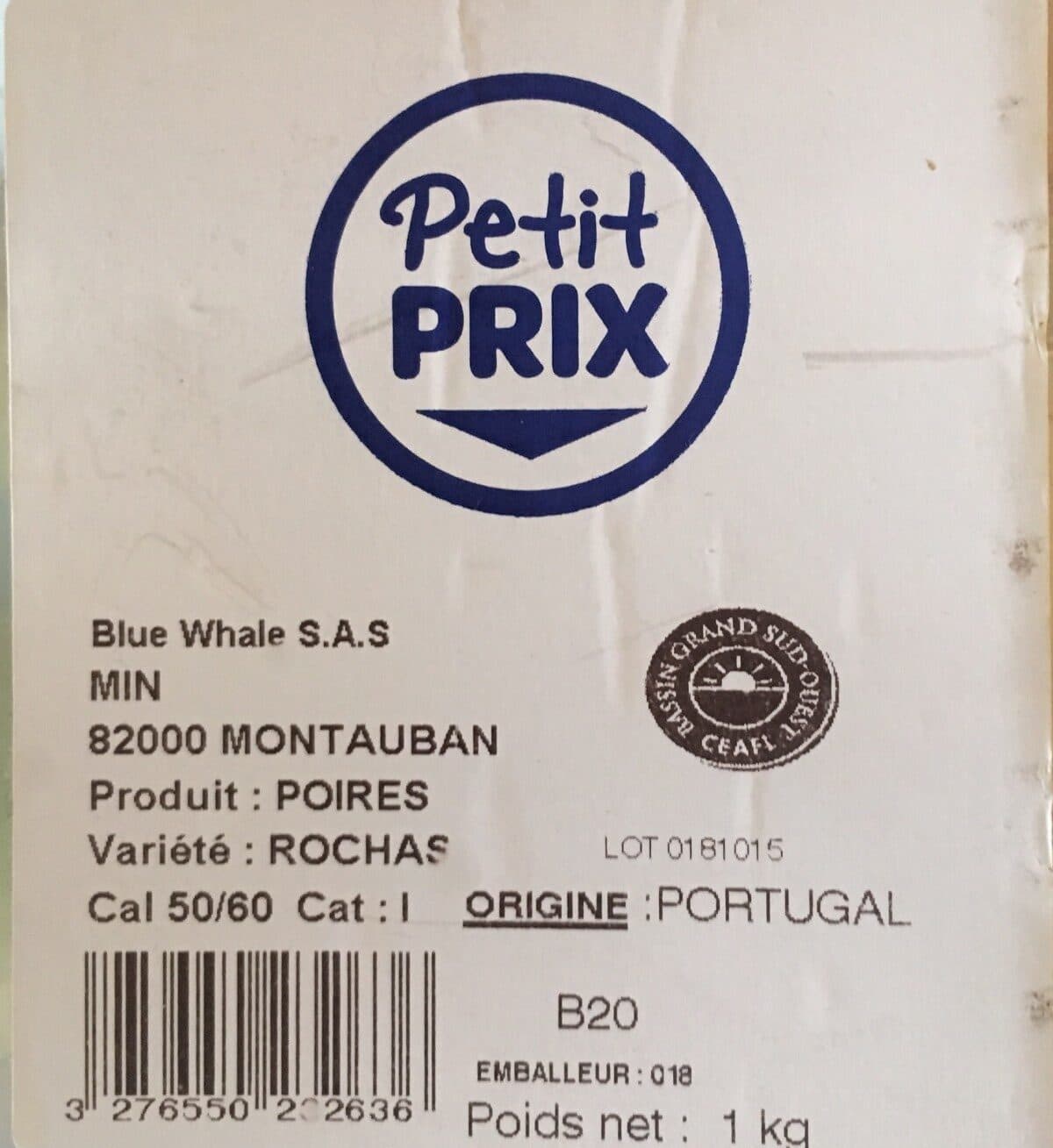 Petit Prix Poires packshot