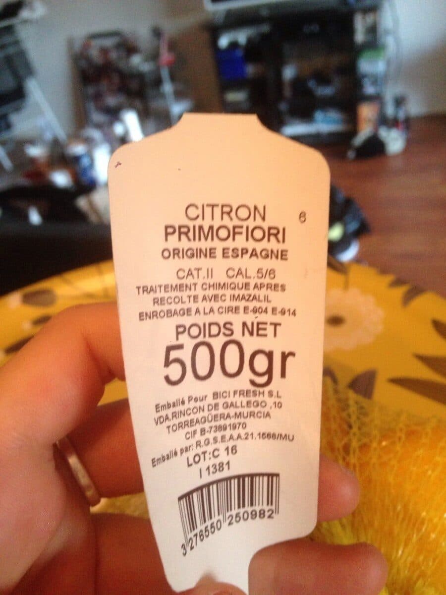 carrefour petit prix Citrons packshot