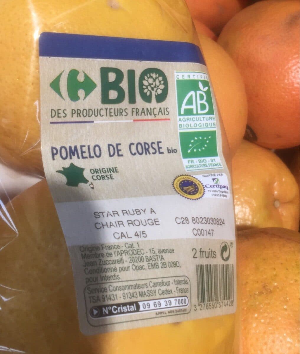 Carrefour Pomelo packshot