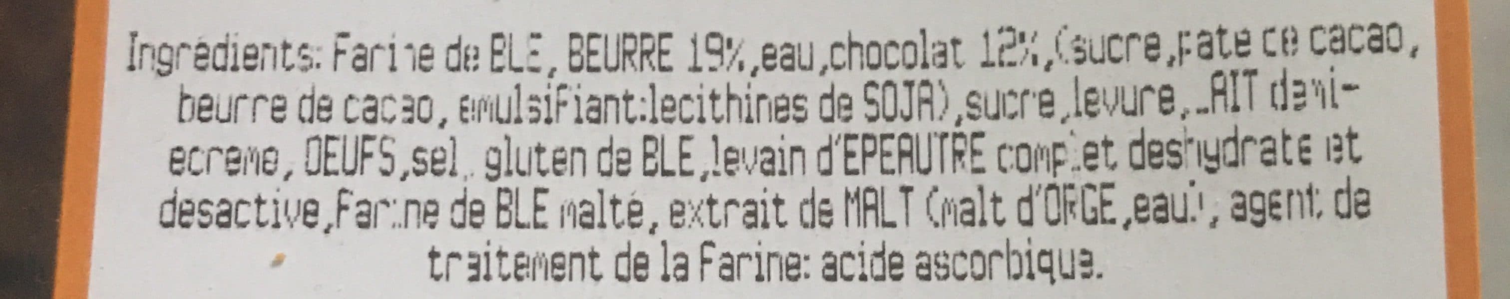 Carrefour Pain choco pur beurre packshot