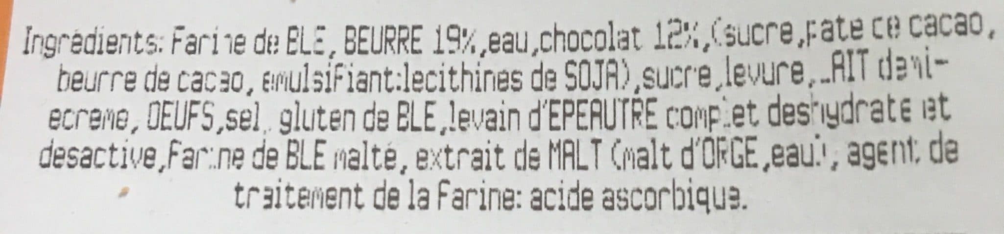 Carrefour Pain choco pur beurre packshot