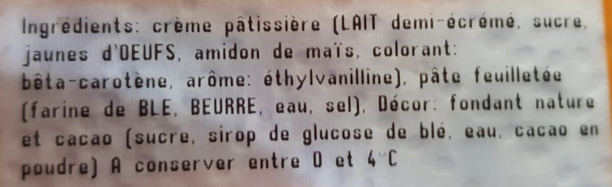 Open Food Facts Millefeuilles packshot