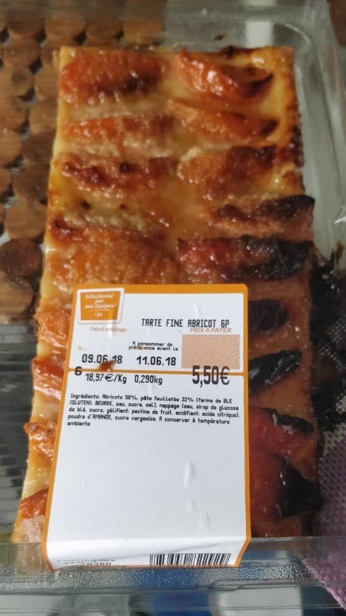Open Food Facts Tarte fine abricots packshot