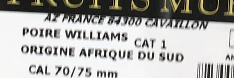Ext'az Poire Williams packshot