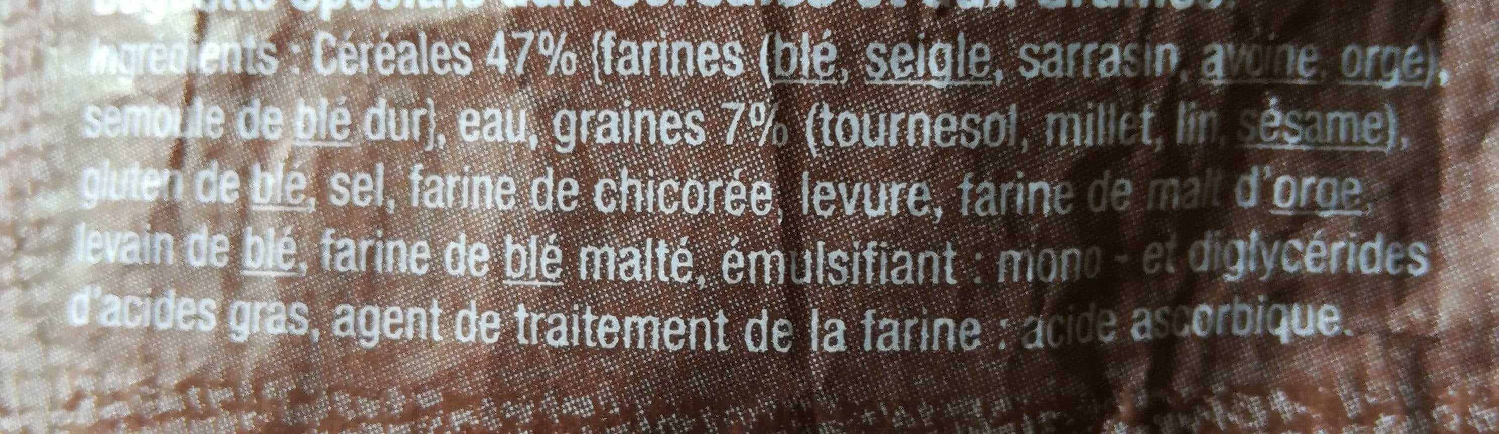 Open Food Facts Baguette aux 5 céréales packshot
