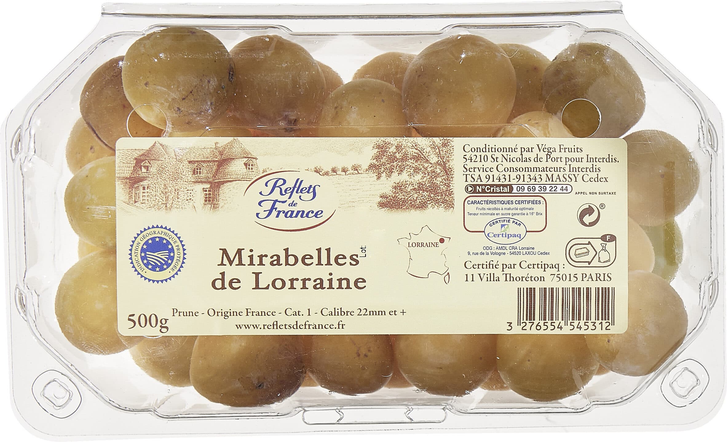 Carrefour Mirabelles IGP de Lorraine packshot