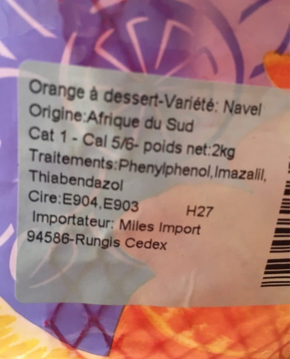 monoprix Oranges Navel à dessert packshot