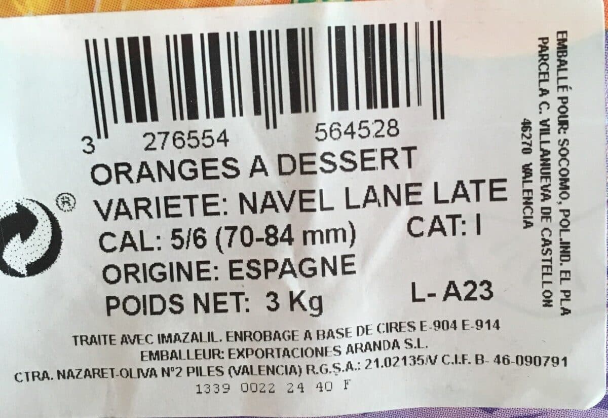 Socomo Oranges à dessert packshot