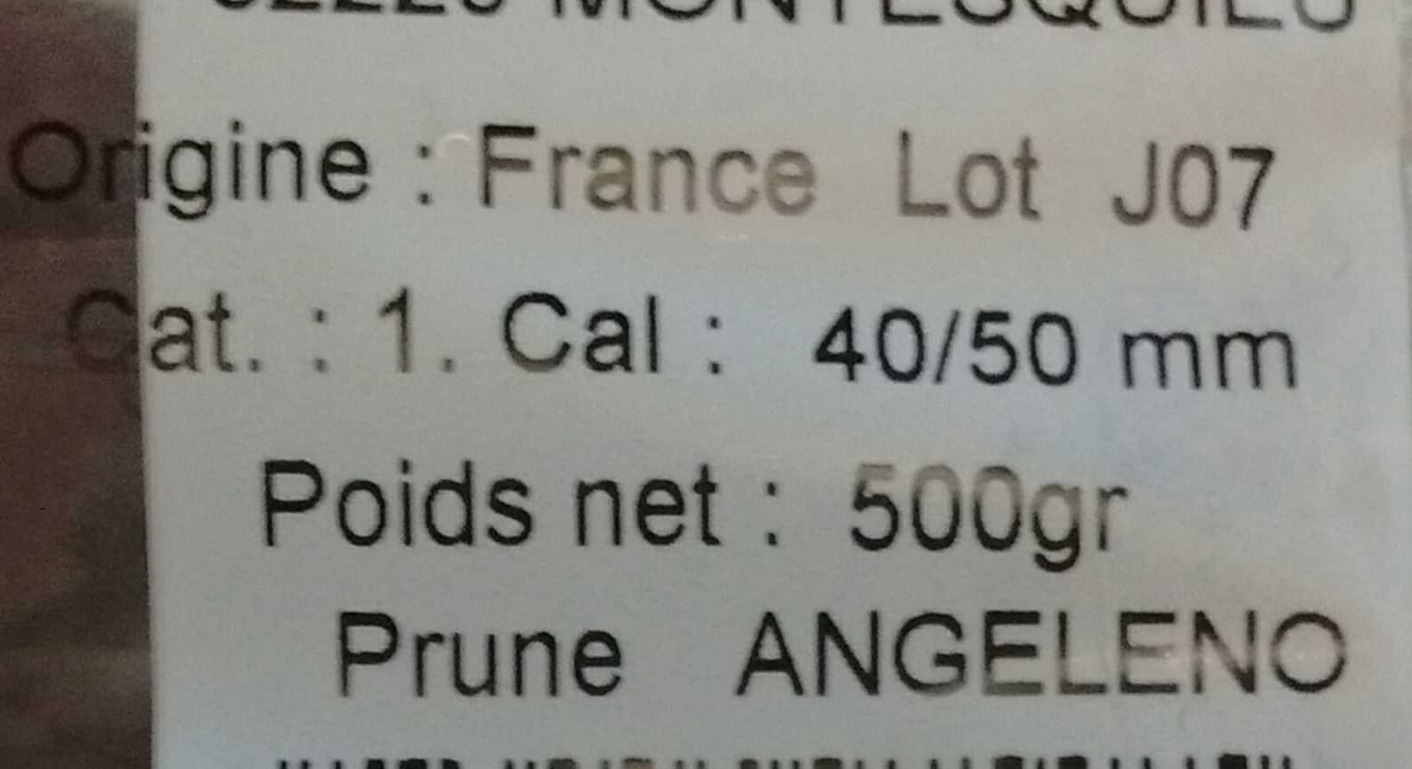 Cancel Fruits Prunes packshot