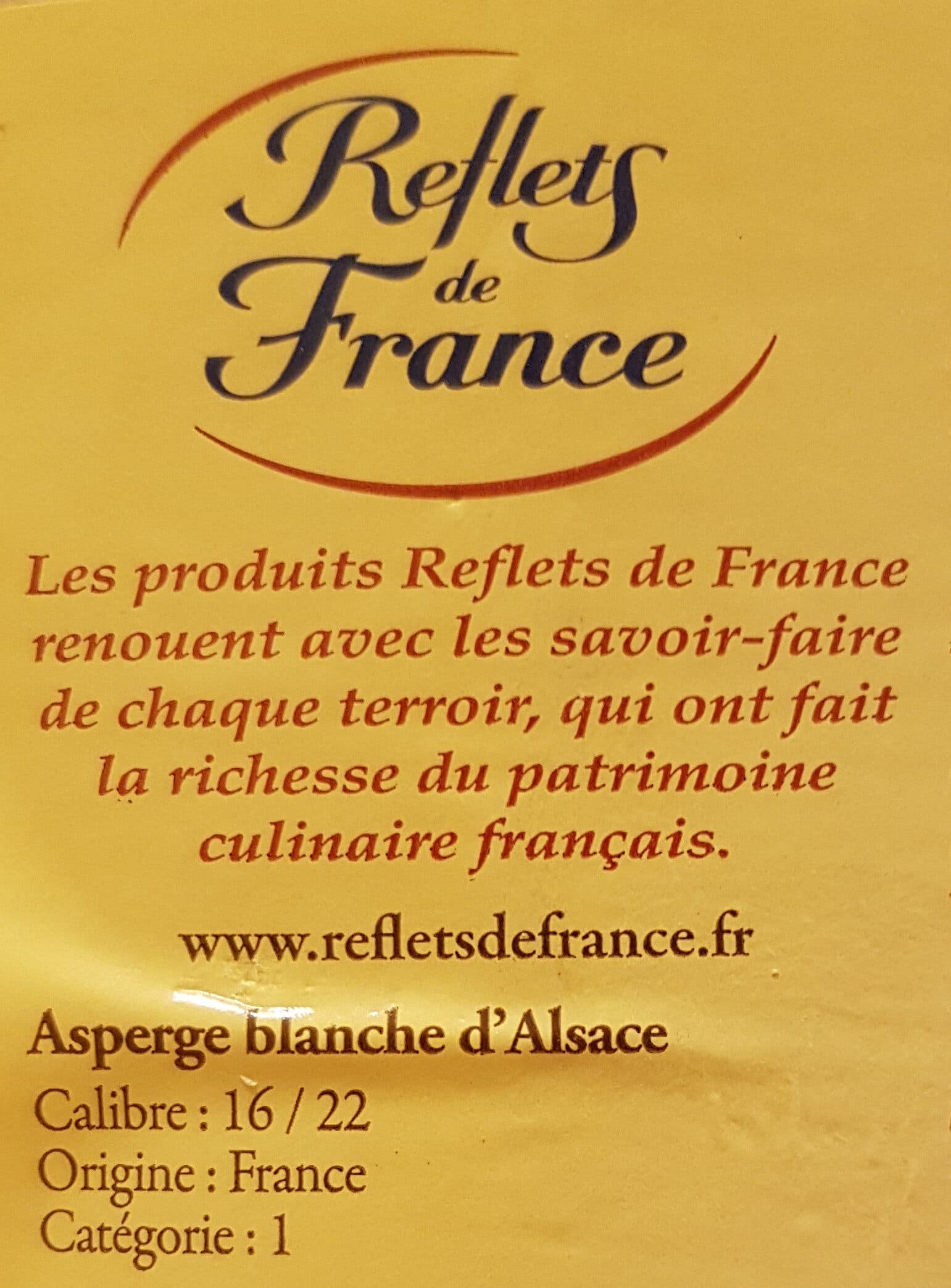 Carrefour Asperge blanche d'Alsace packshot