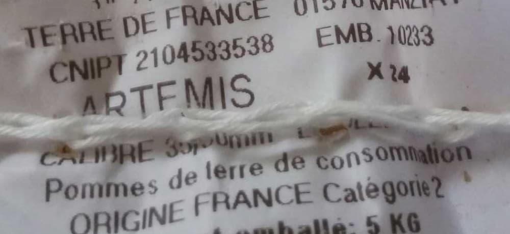 Sans marque Pommes de terre Artemis packshot