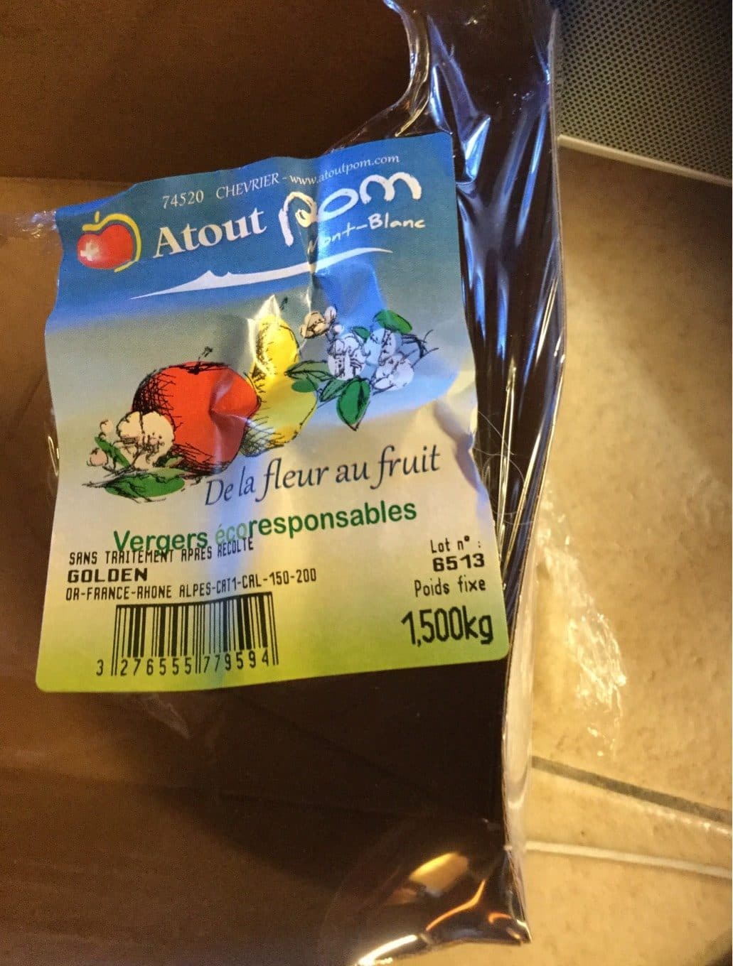 Atoutpom Golden delicious packshot