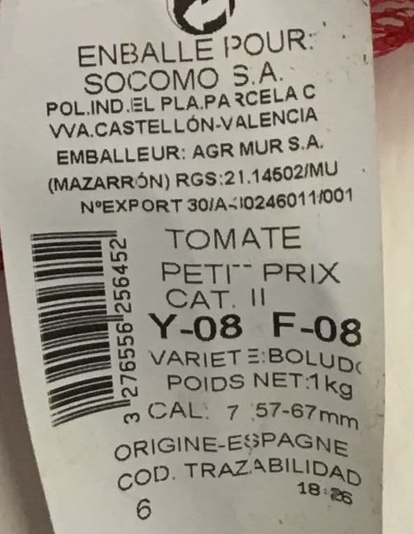 Sans marque Tomates packshot