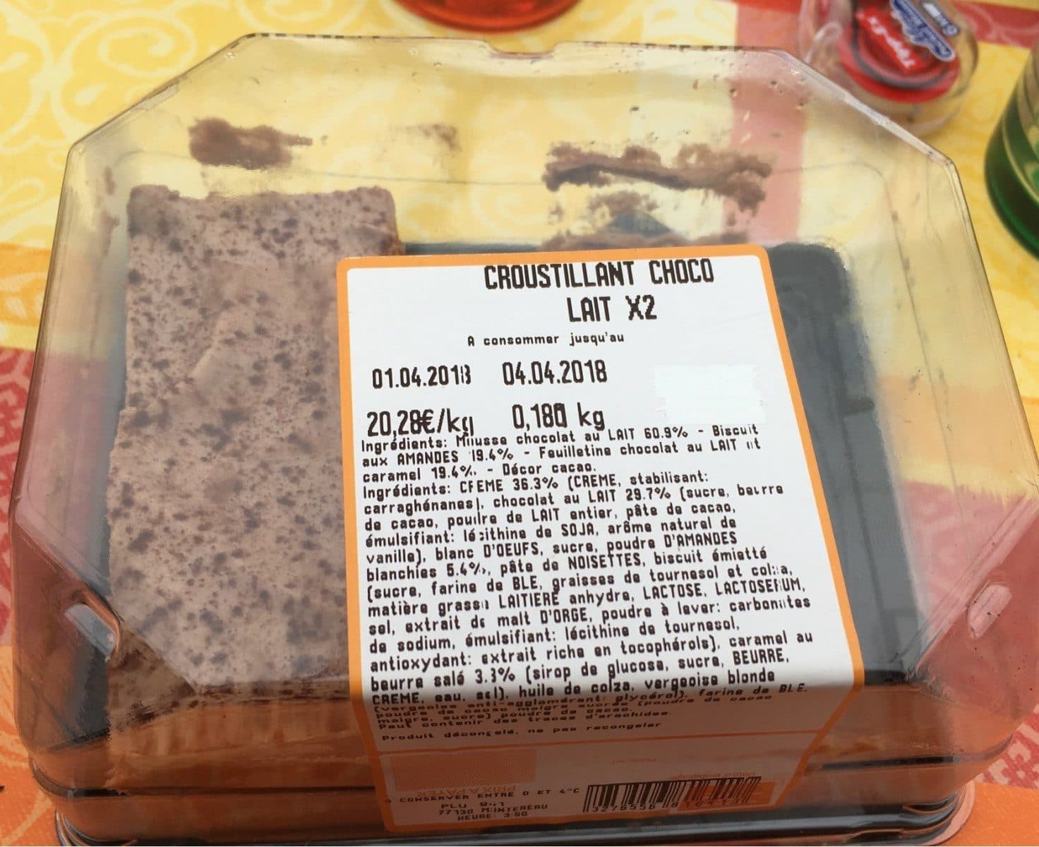 Open Food Facts Croustillant choco packshot