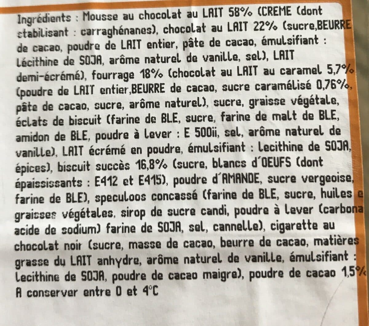 Open Food Facts Croustillant choco packshot