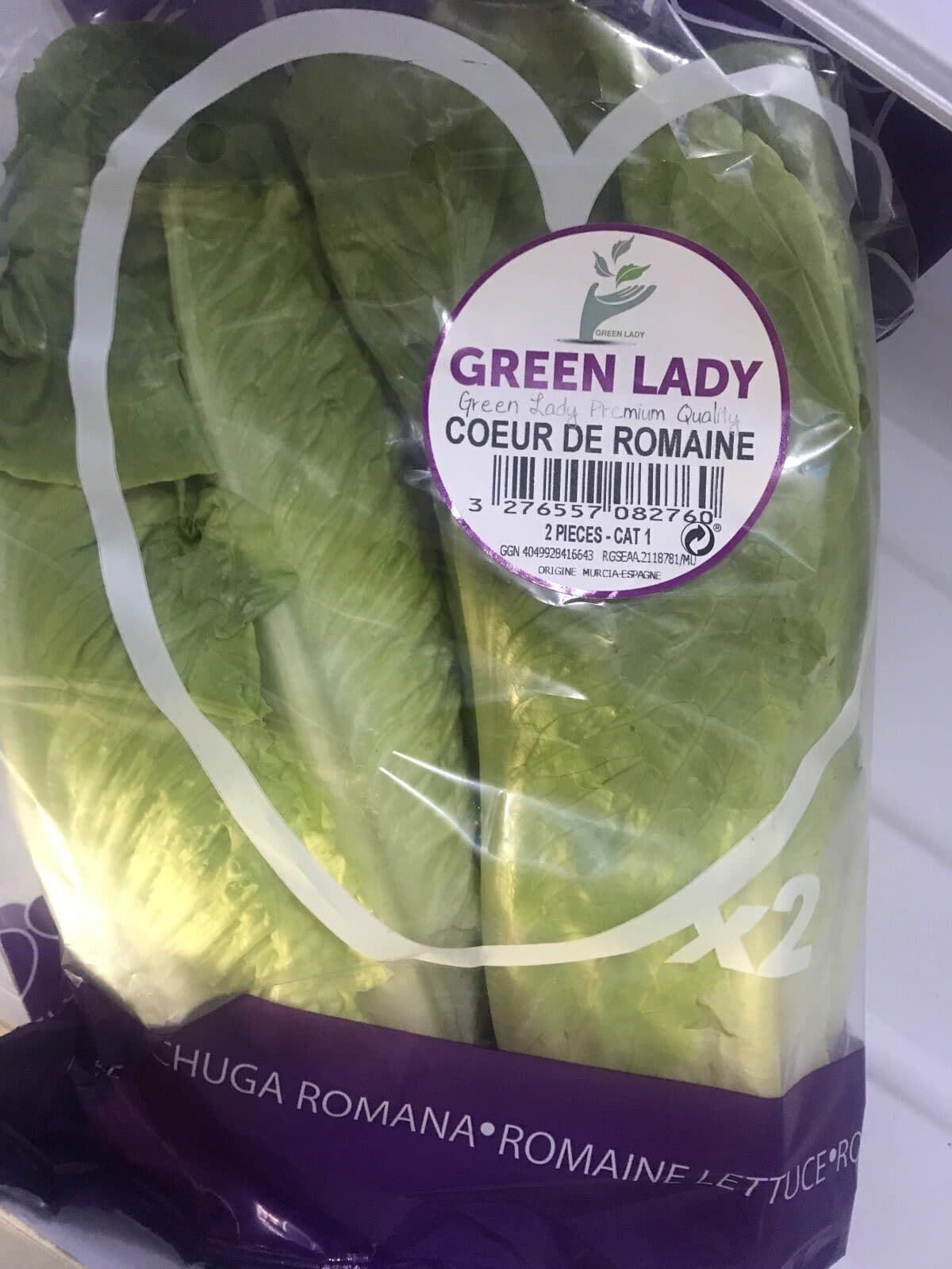 Open Food Facts Coeurs de romaine packshot