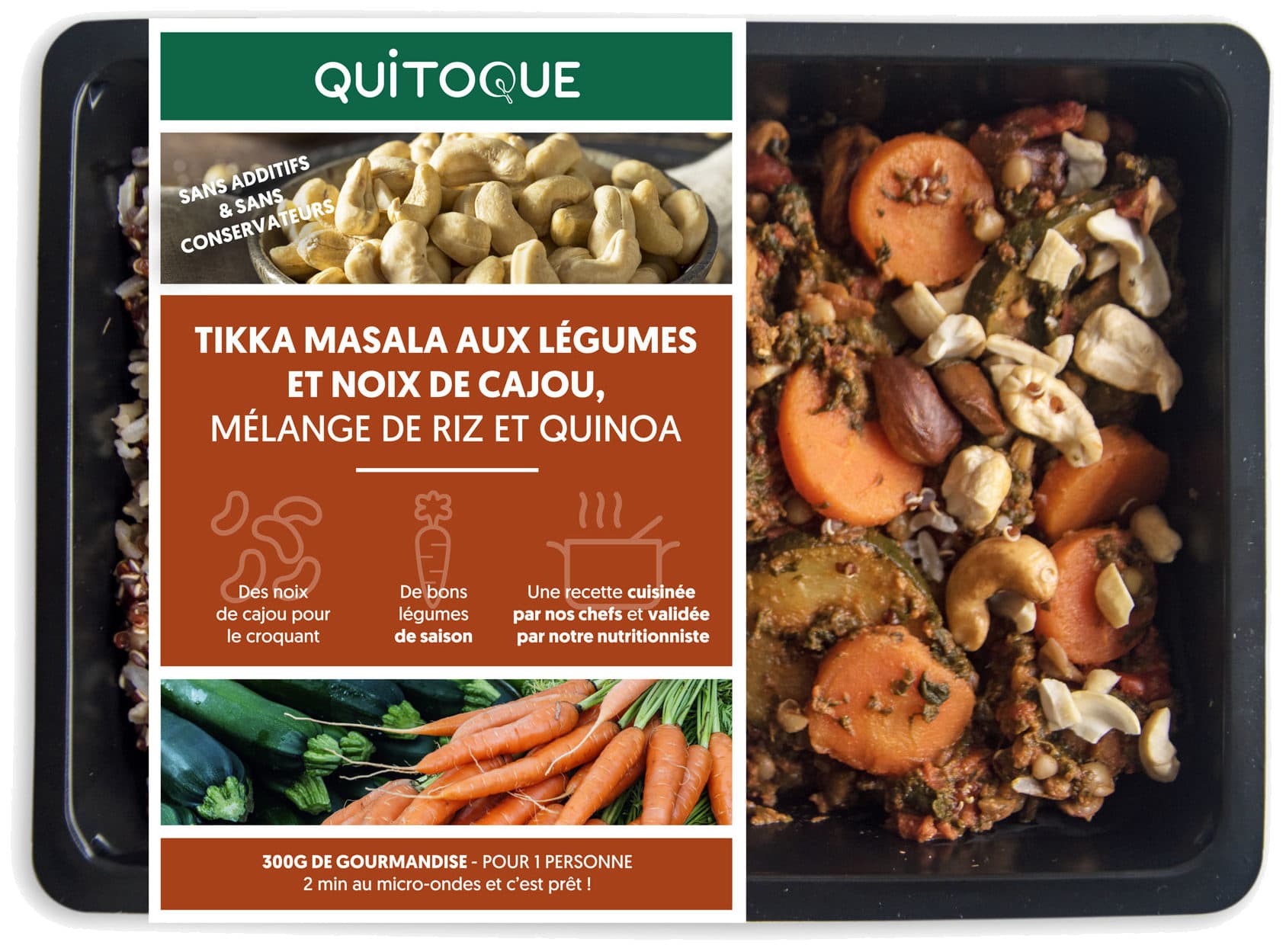 Quitoque Tikka Masala aux Légumes packshot