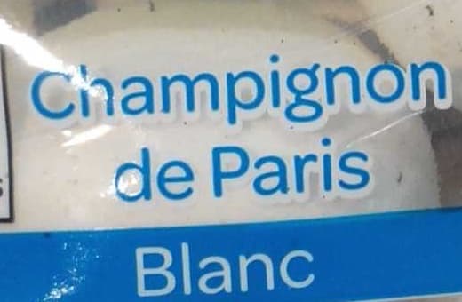 Carrefour Champignons de Paris BLANCS packshot