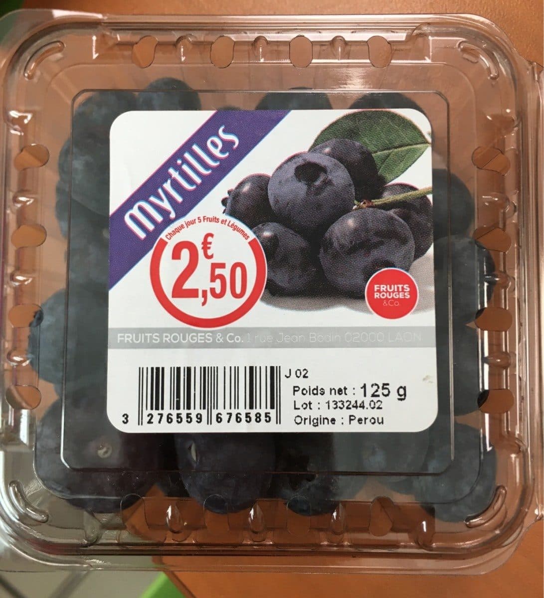 Fruits Rouges & Co. Myrtilles packshot