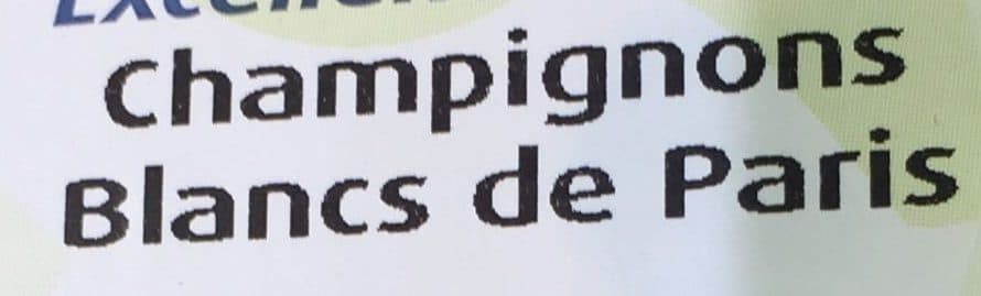 Banken Champignons blancs de Paris packshot