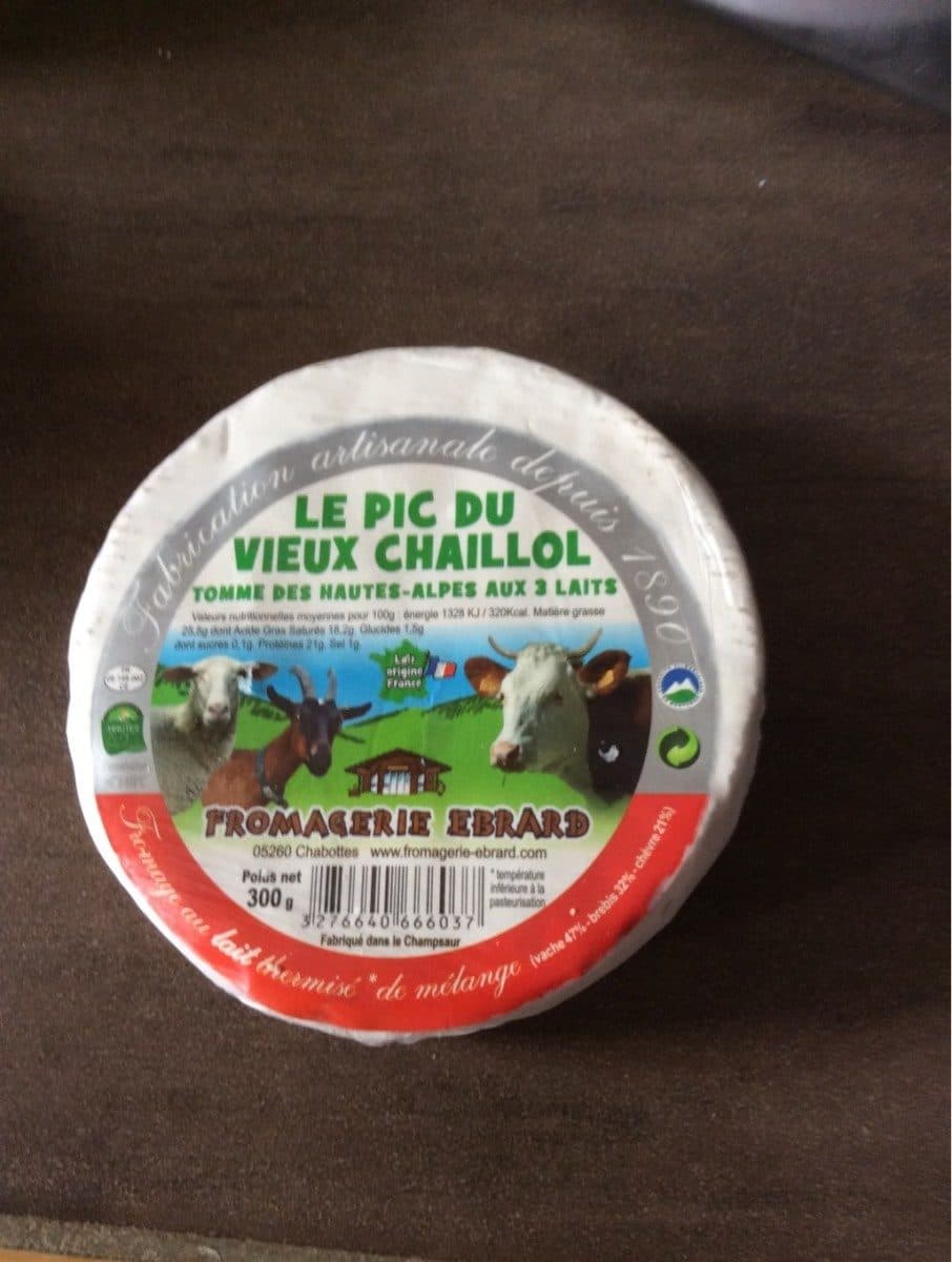 Fromagerie Ebrard Le pic du vieux chaillol packshot