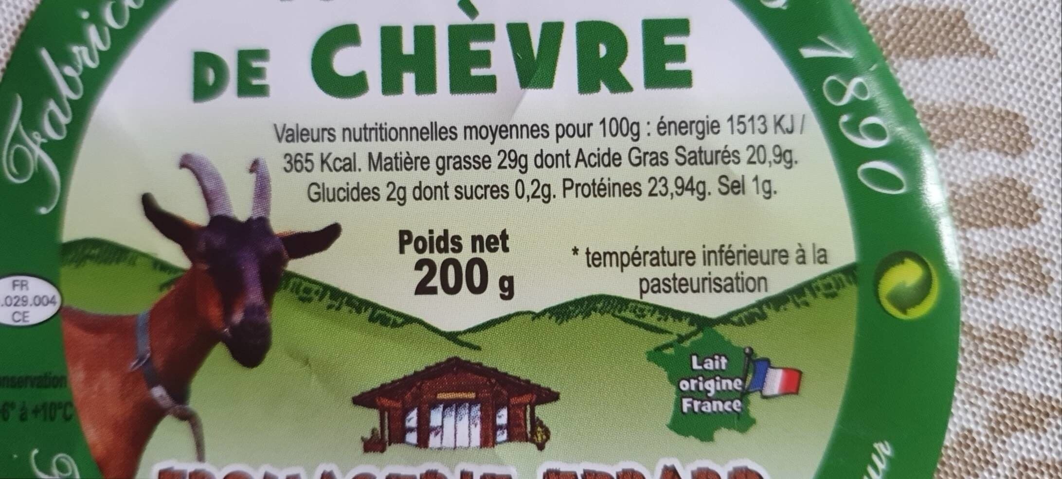 Fromagerie Ebrard Chèvre des Alpes packshot