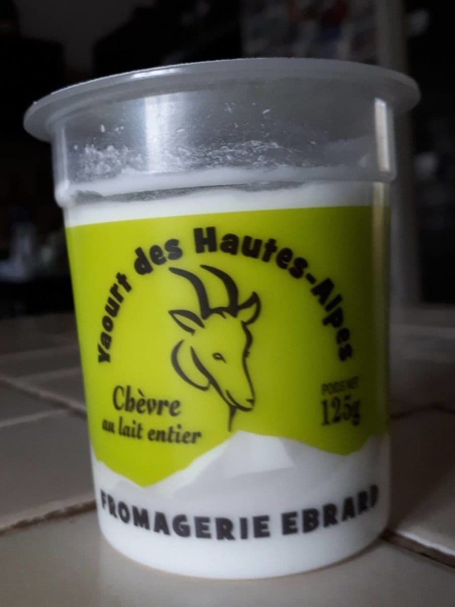 Fromagerie Ebrard Yaourt chèvre packshot
