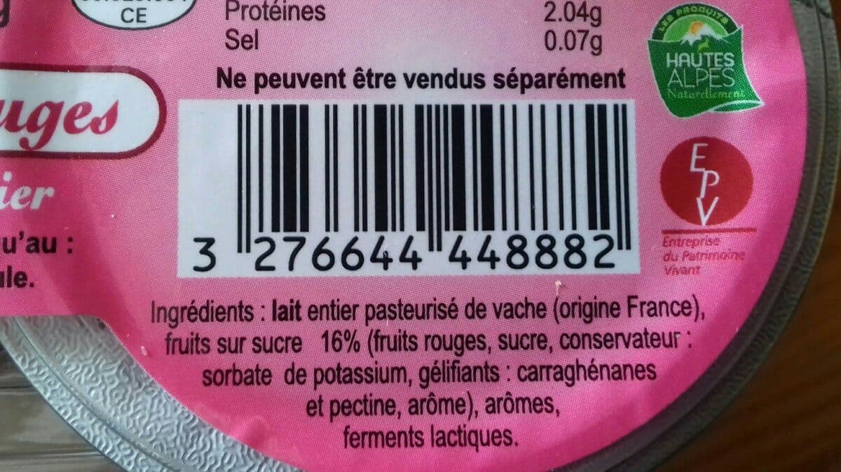 Open Food Facts Yaourt des hautes alpes packshot