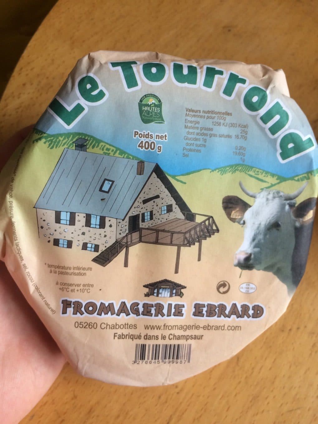Fromagerie Ebrard Le Tourrond packshot