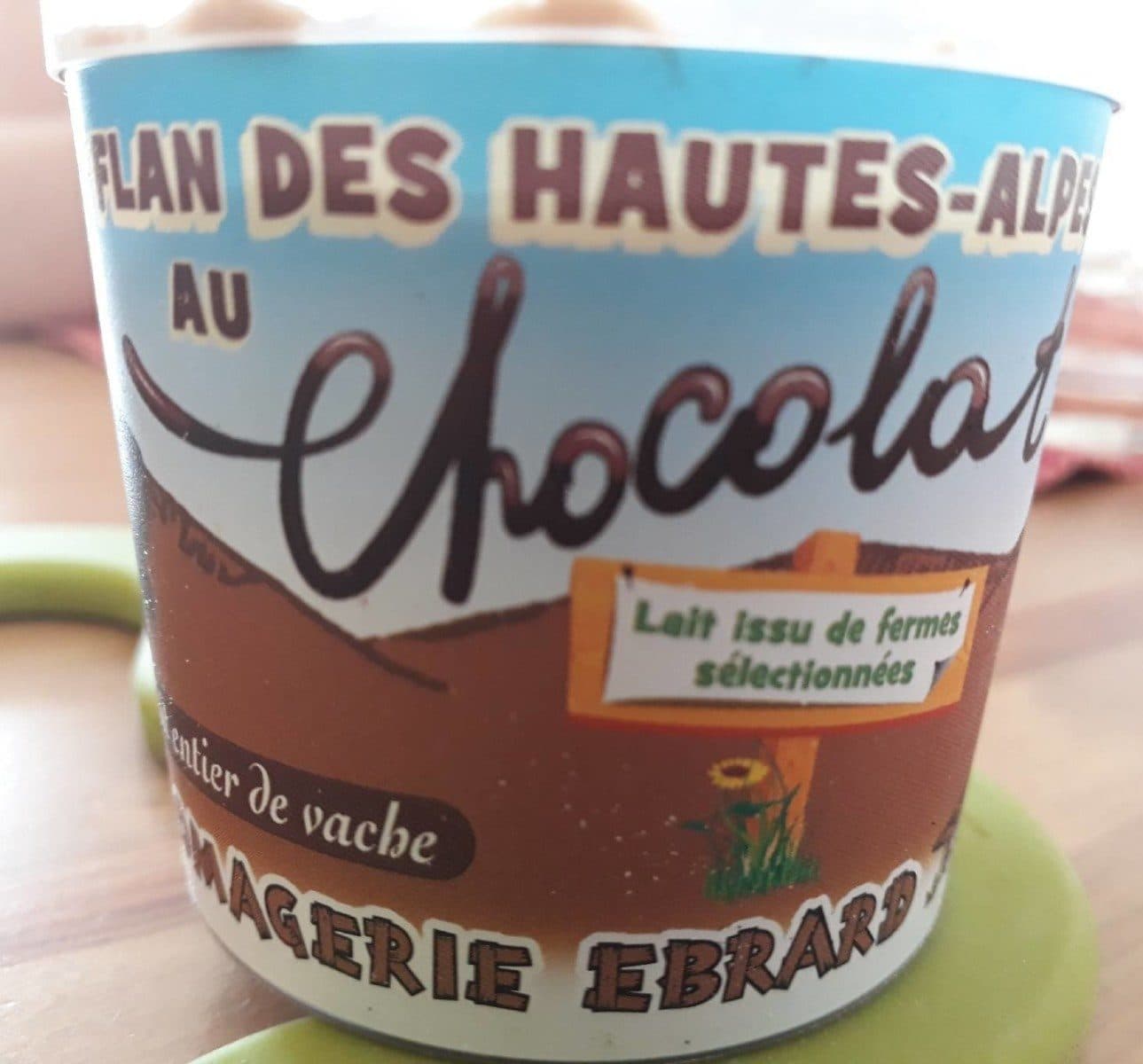 Open Food Facts Flan des Hautes Alpes au chocolat packshot