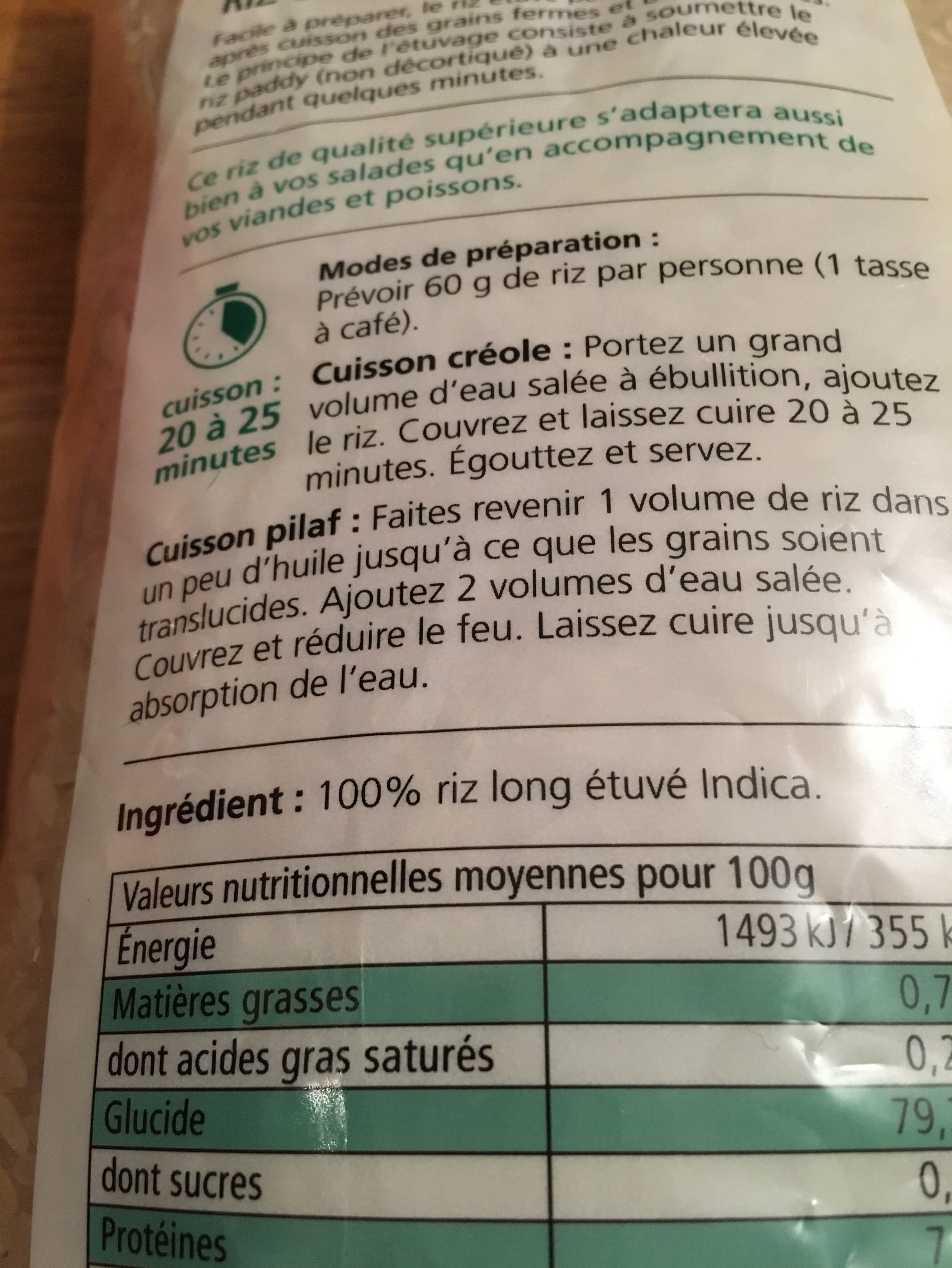 Riz du monde 5KG Riz Long Etuve Indica Thaibo packshot