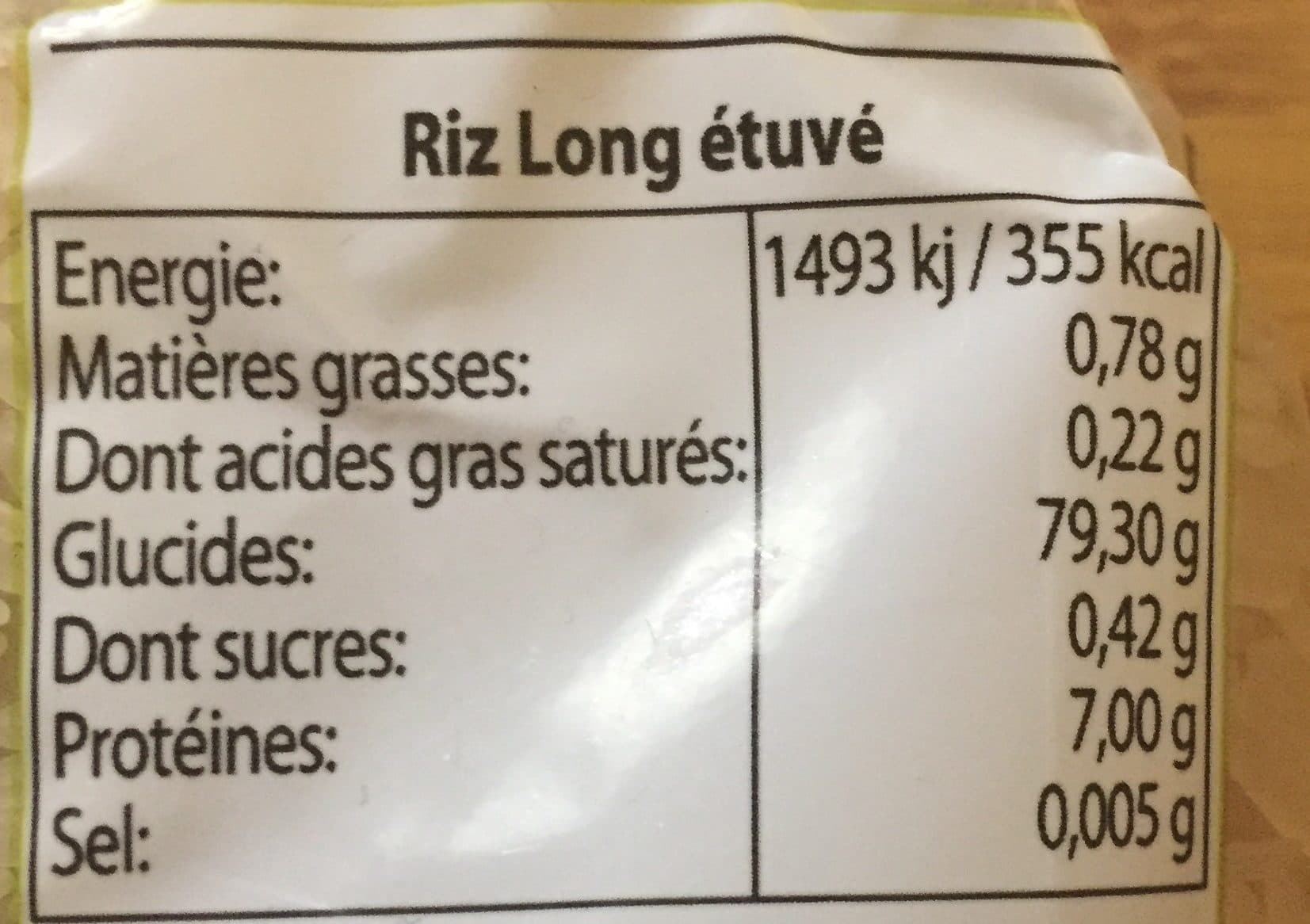 Haudecoeur Riz Long Étuvé packshot