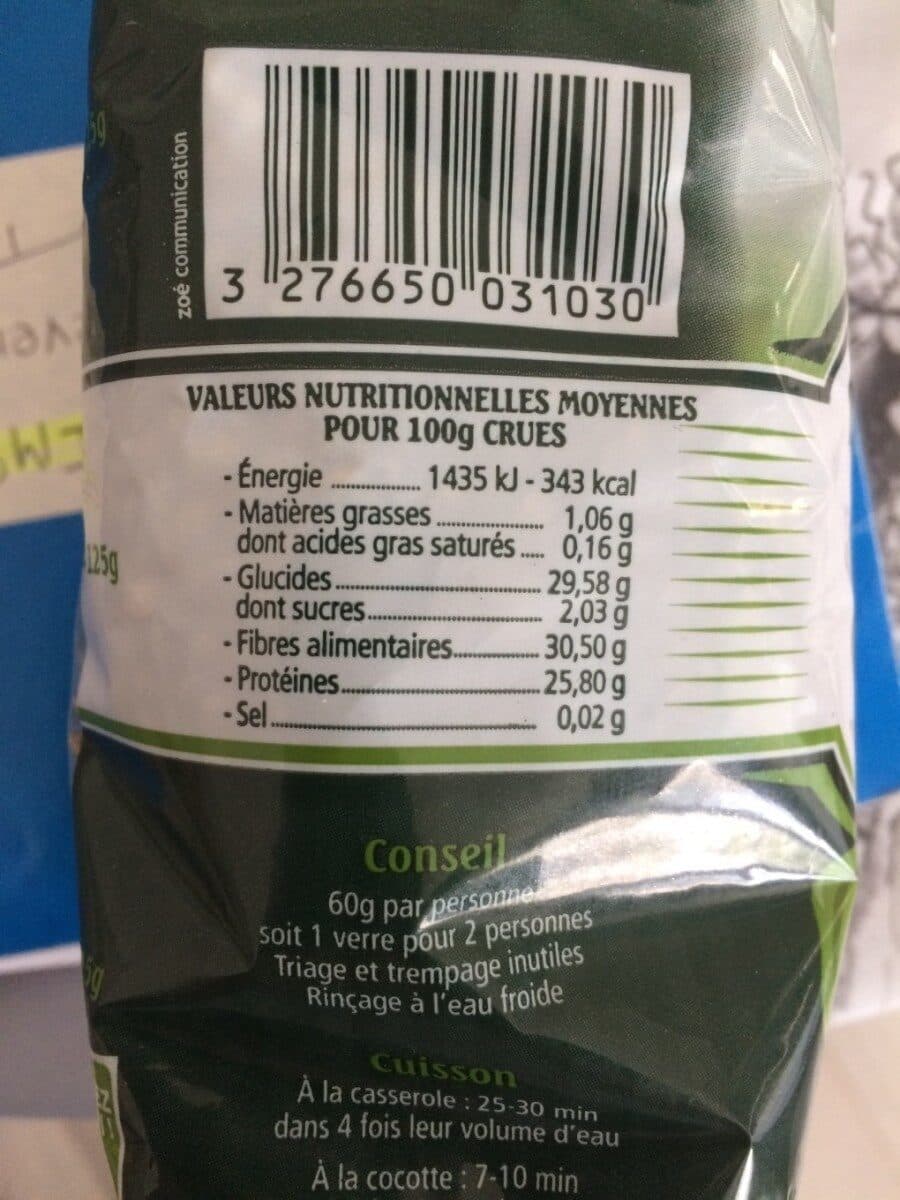 Légumor Lentilles Vertes Du Puy packshot
