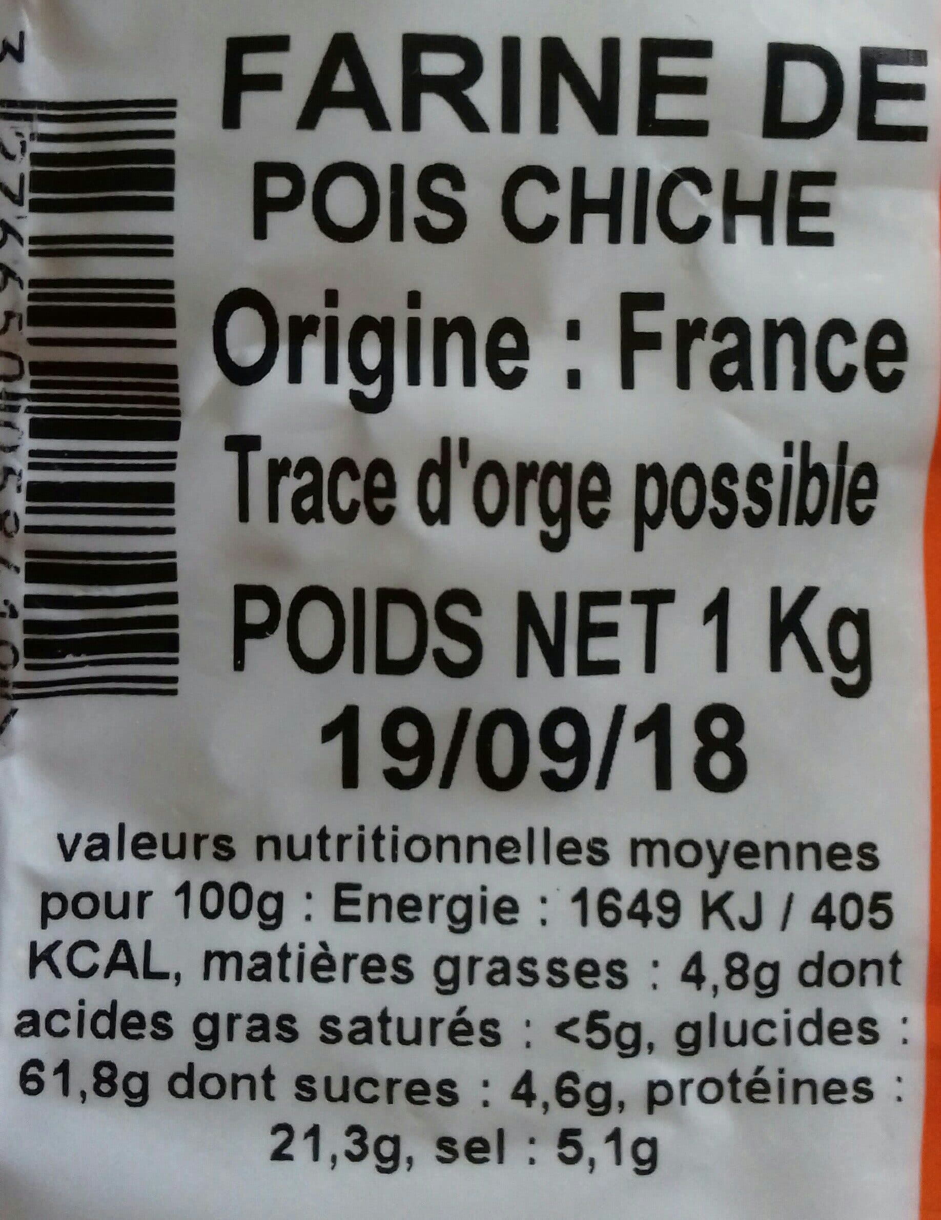 Légumor Farine de Pois Chiches packshot