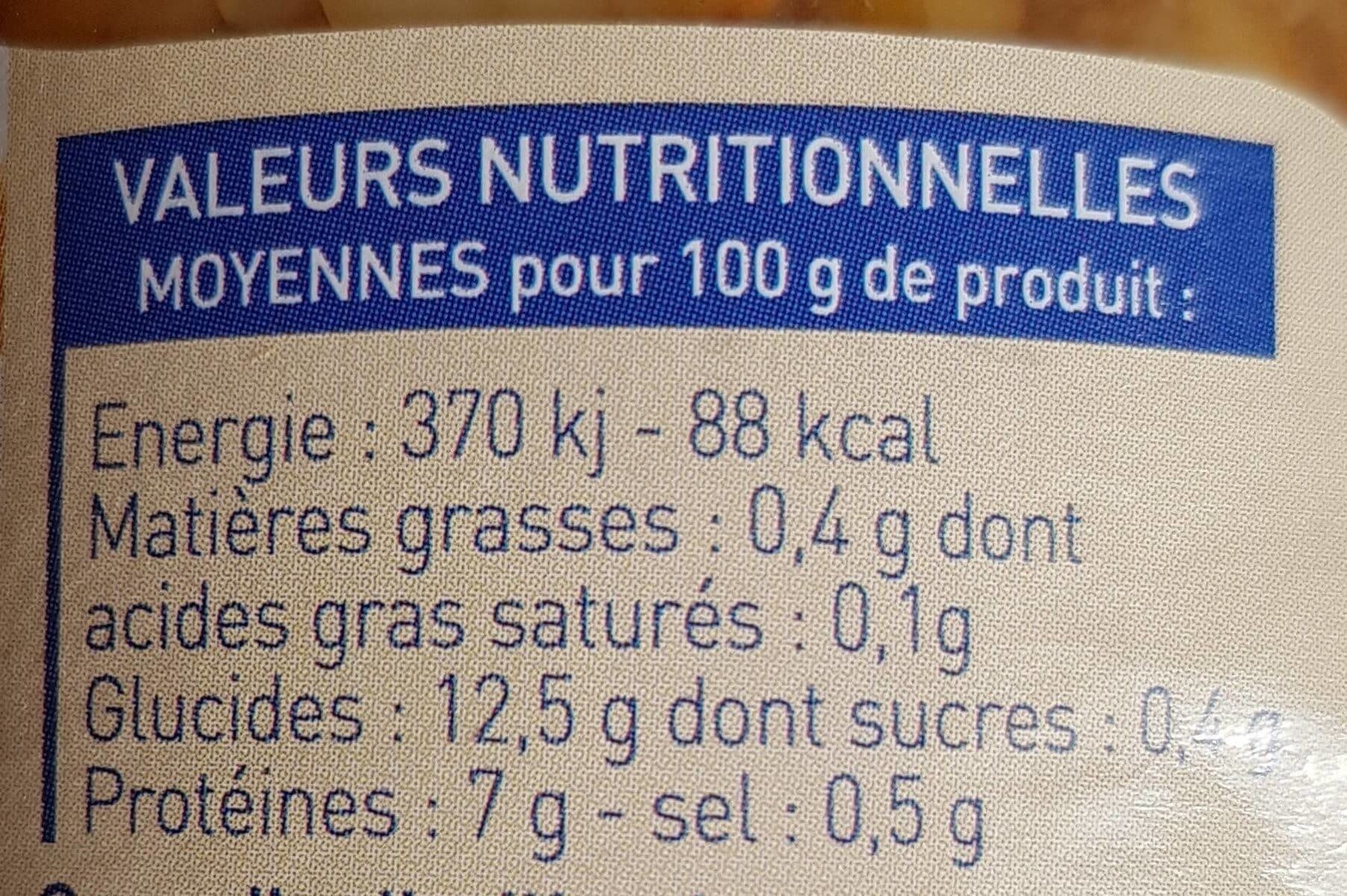 Samia Lentilles blondes prêtes à l'emploi packshot