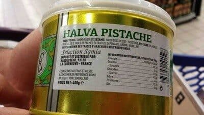 la sélèction de samia Halva pistache packshot