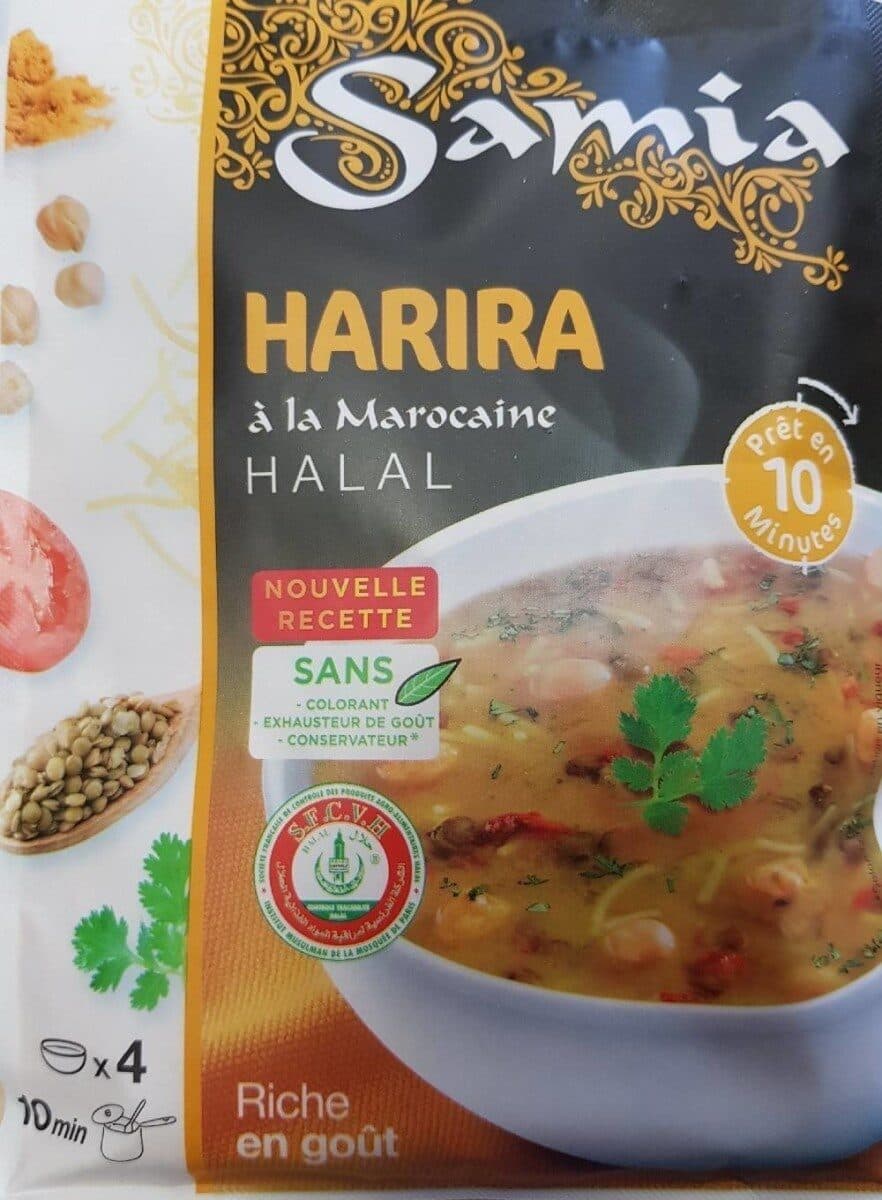 Samia Harira à la marocaine halal packshot