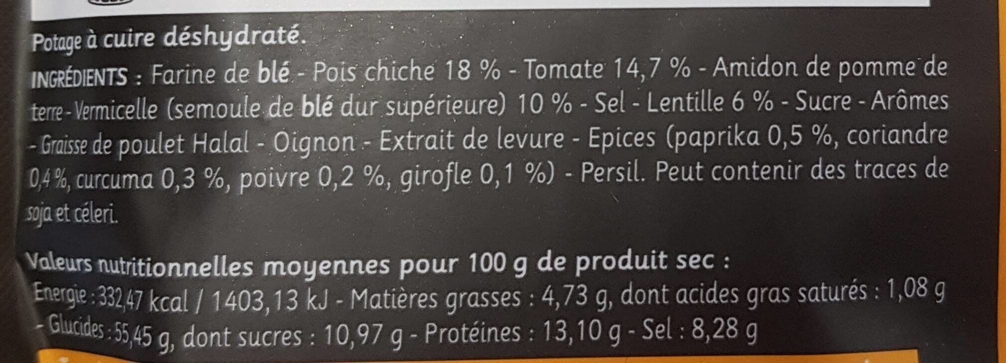 Samia Harira à la marocaine halal packshot