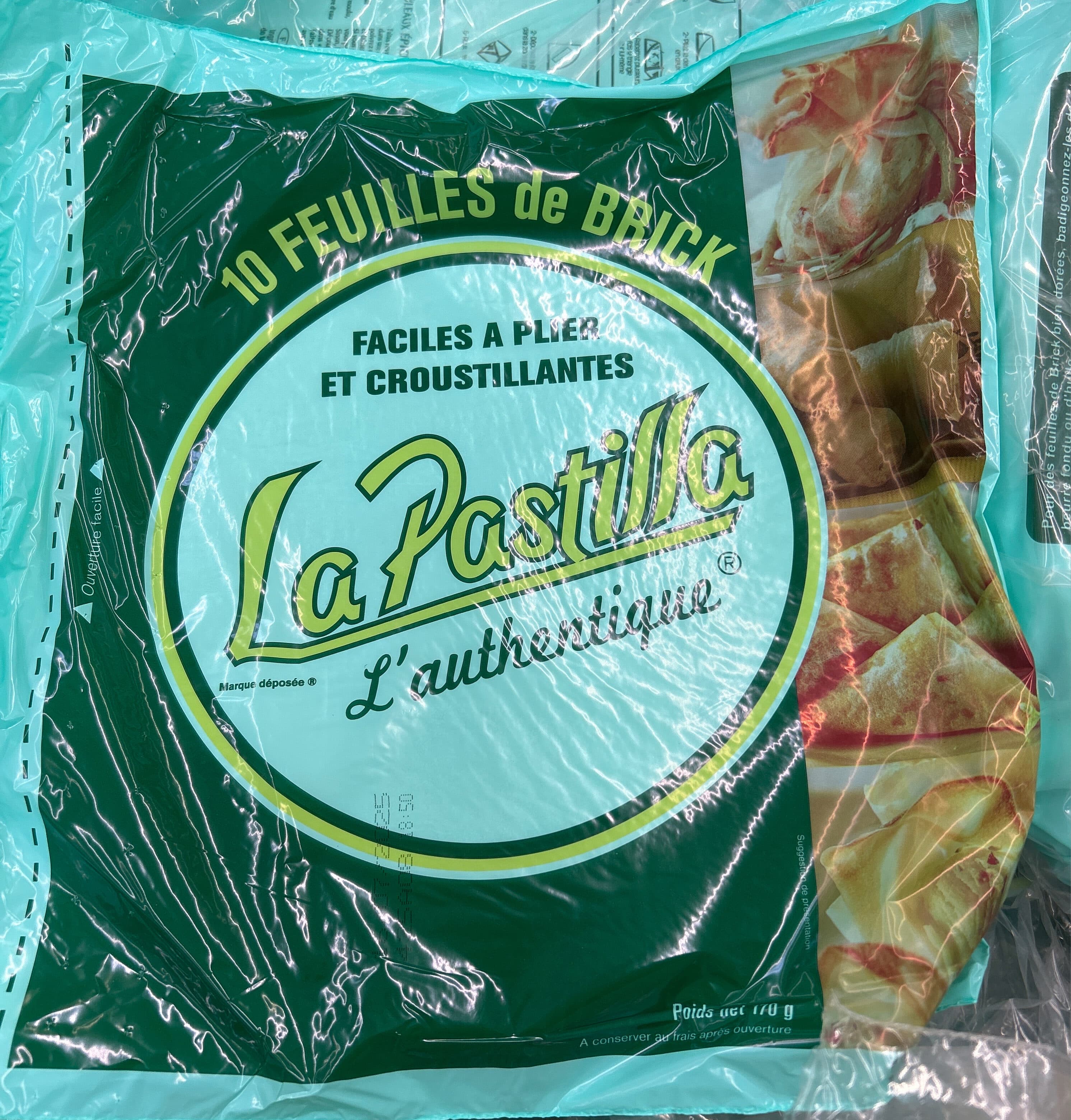 La Pastilla Feuilles de Brick packshot