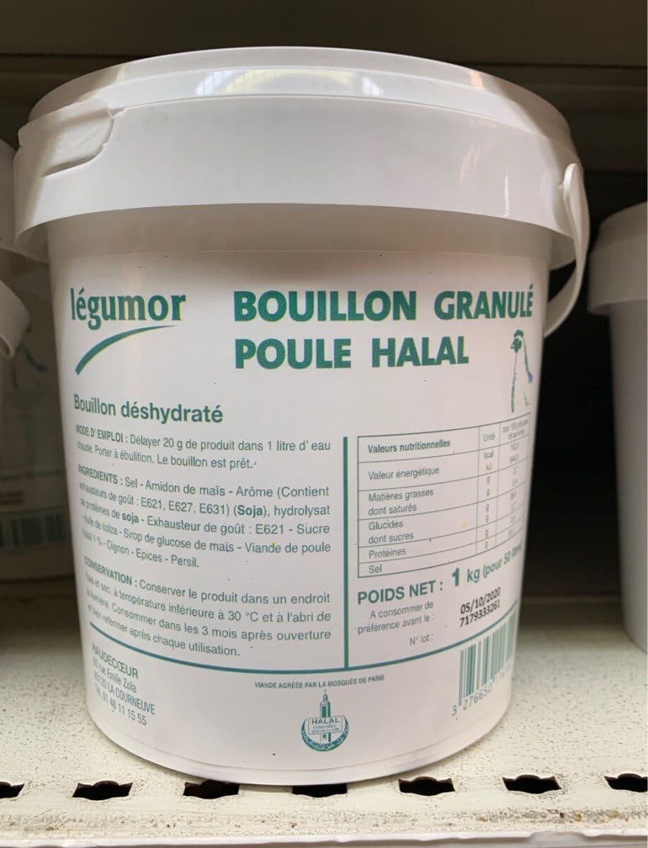 Legumor Legumor Granule Bouillon Granule De Poule Halal 1Kg packshot