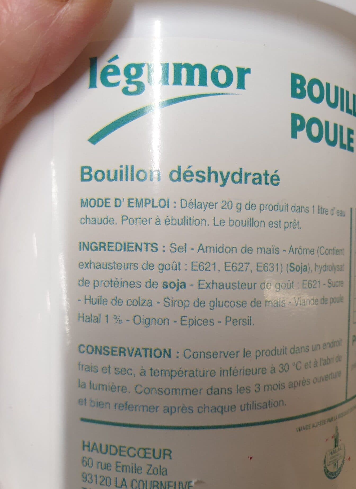 Legumor Legumor Granule Bouillon Granule De Poule Halal 1Kg packshot