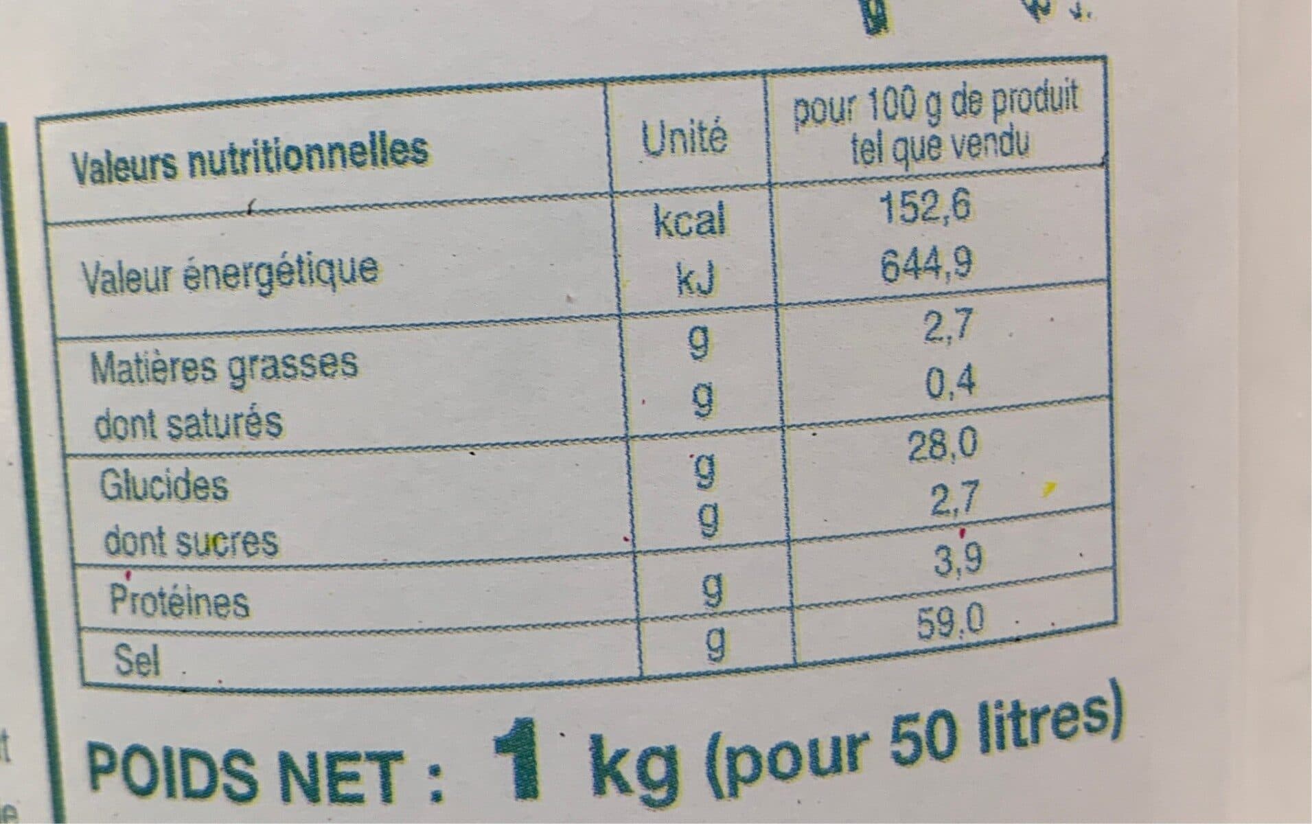 Legumor Legumor Granule Bouillon Granule De Poule Halal 1Kg packshot