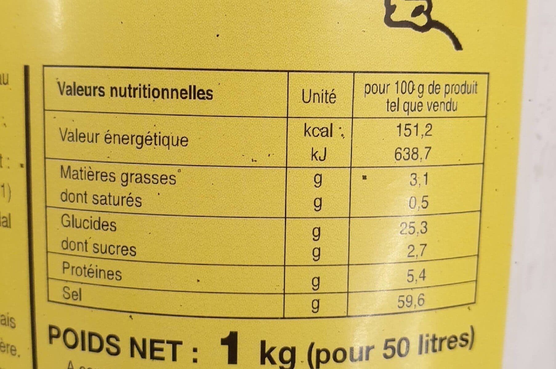 Legumor Bouillon granulé boeuf halal packshot