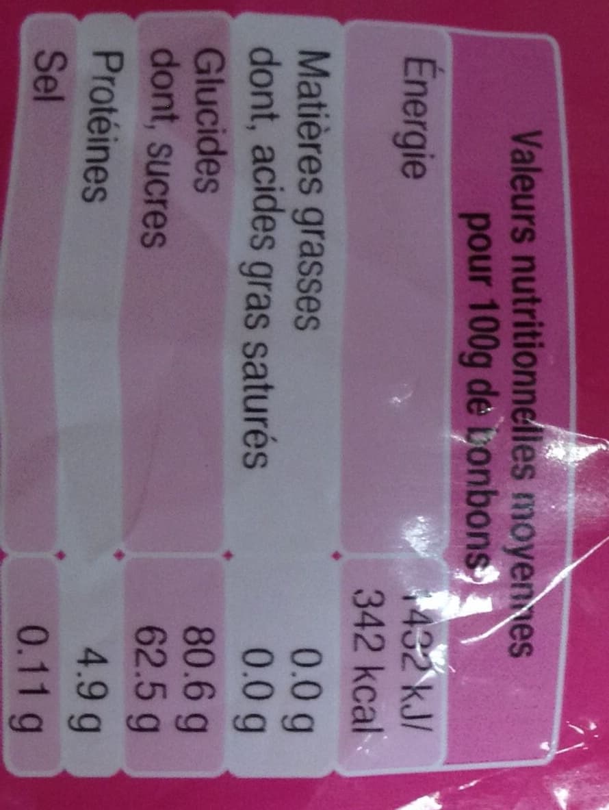 Samia Assortiment de bonbons packshot