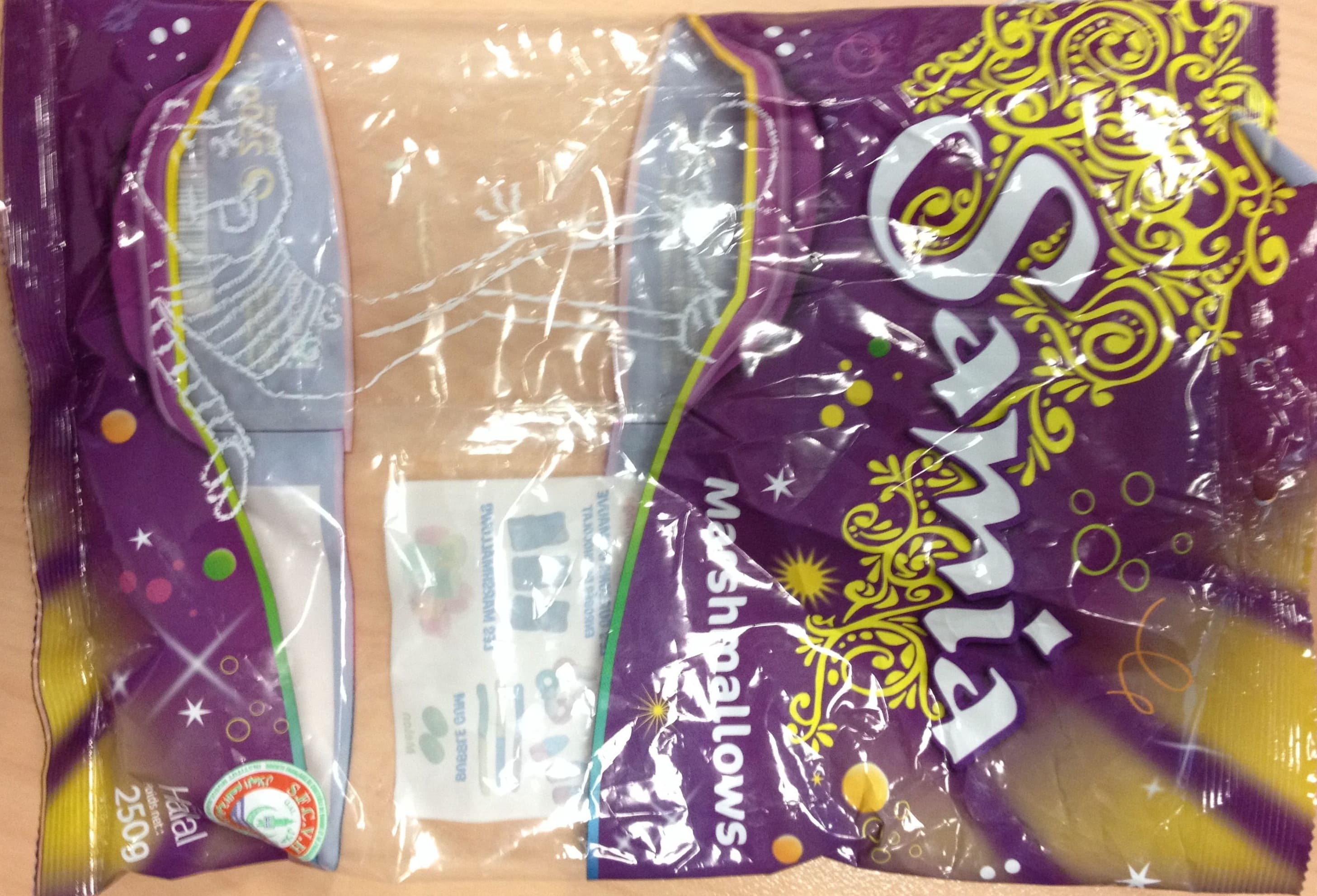 Samia Bonbons Marshmallows À Base De Gélatine De Bœuf Halal packshot