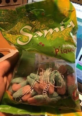 Samia Bonbons piquants - bouteilles roses packshot