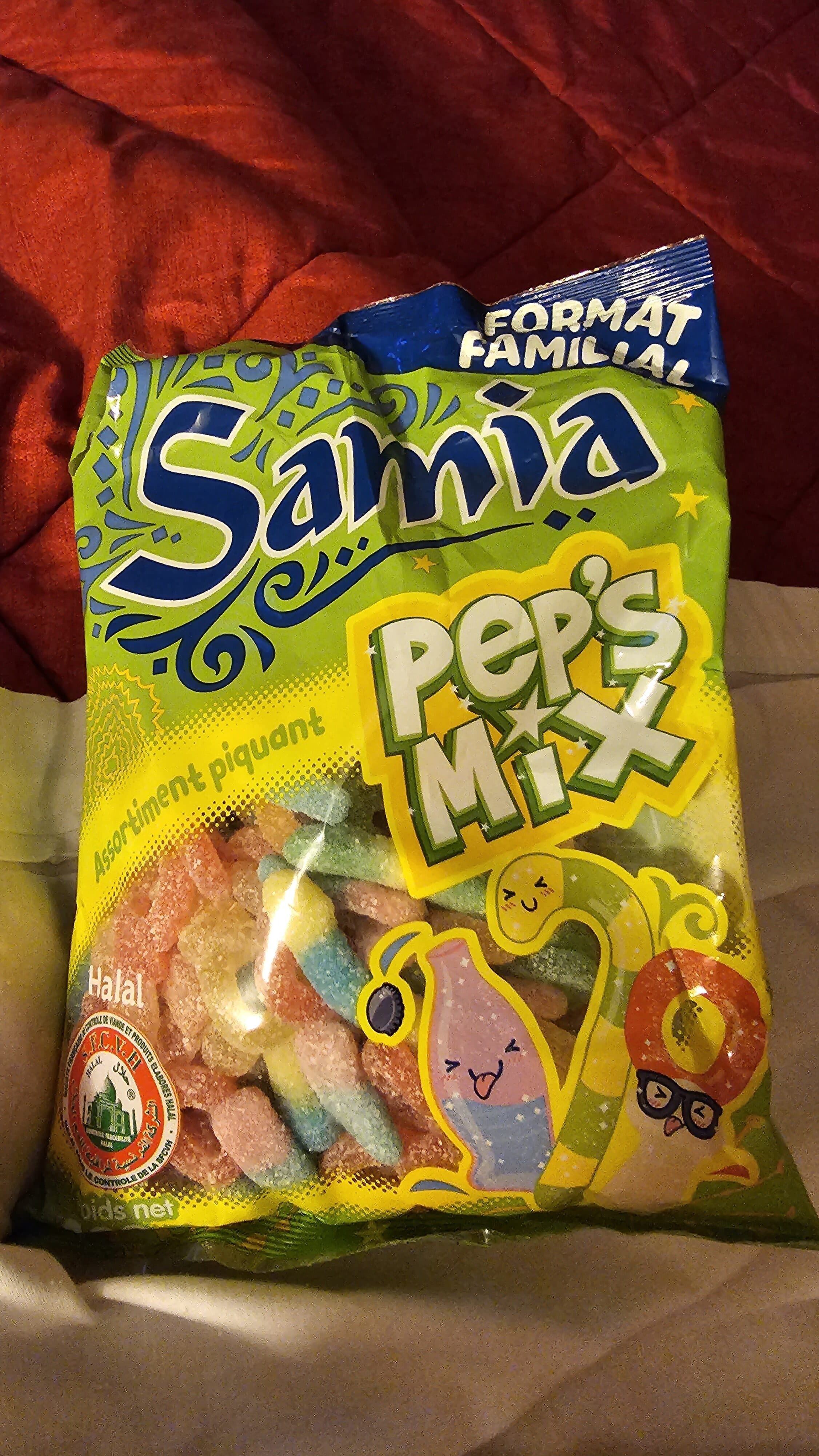 samia bonbons pep's mix packshot